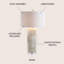 Lampe de table 29 po Gilfillan