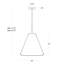 Peridot 1 - Light LED Outdoor Pendant-58130719