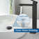 Bathroom Sink Stainless Steel Pop Up Drain Without Overflow(2 Pcs)