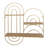 Grenelefe 3-Piece Metal Tiered Bracket Shelf