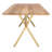 Solid Wood Top Dining Table