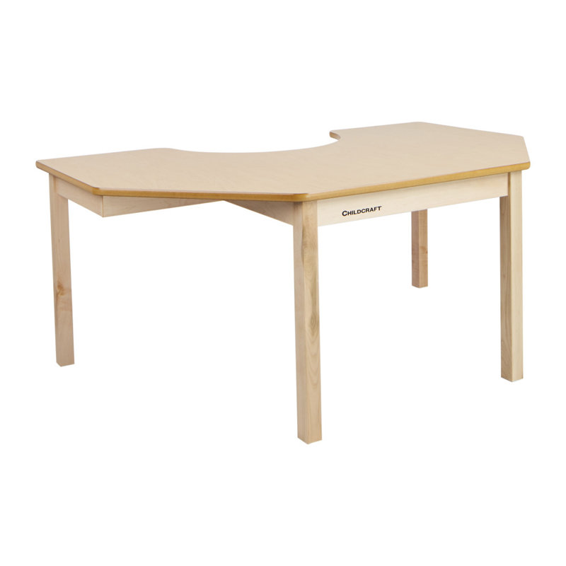 Table d’écriture pour enfants en bois et reins