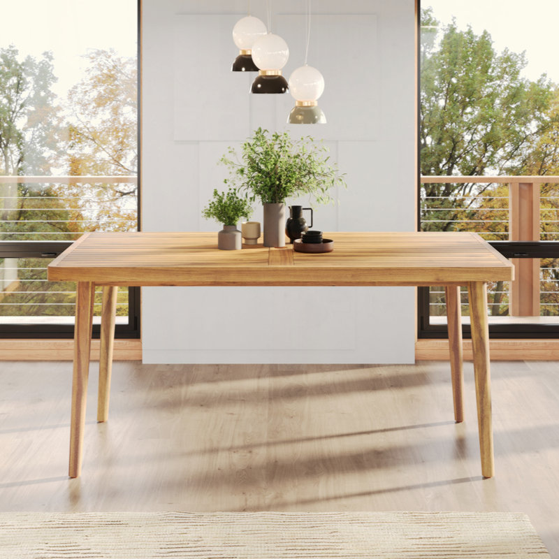 Elira Outdoor Wood Dining Table