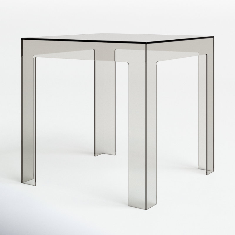 Jolly Square Coffee Table, Pale Smoke Gray