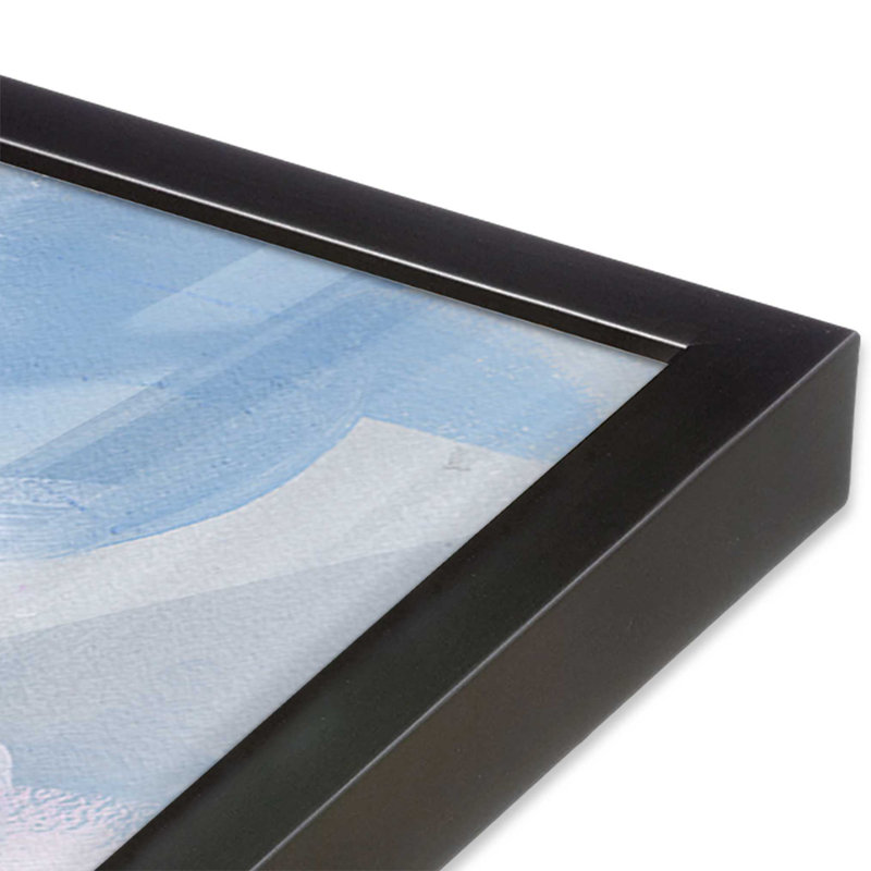 «Dreamy Evening», reproduction sur toile abstraite, H 13,75 po x l 13,75 po, Zinc patiné