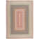 Tapis tissé à la main à motif géométrique corail Chesham