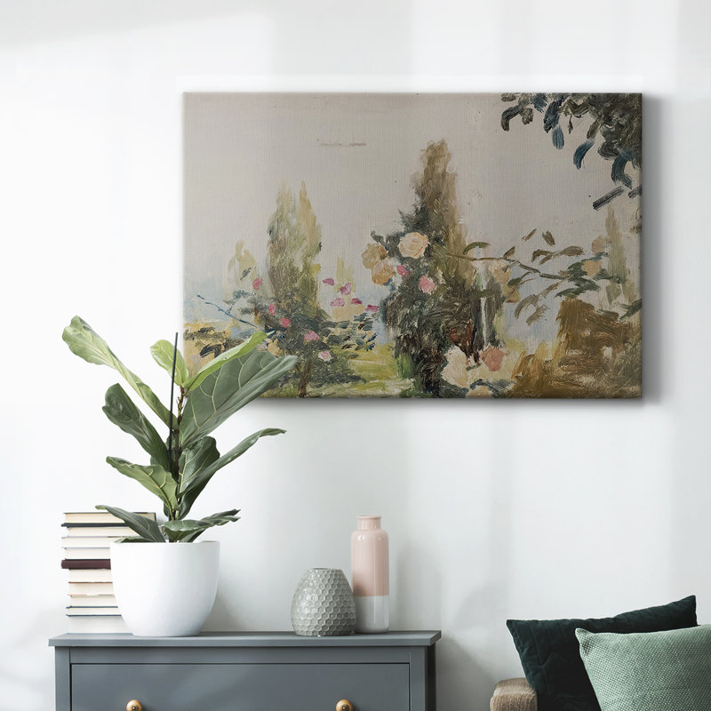 «Vintage Nautical Print-CCXI» sur, Toile avec cadre flottant or, H 25 po x l 37 po