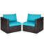 Chaise de patio avec coussins Ariyeh-740628320
