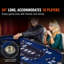 Table de poker pliable bleue VEVOR-98202147