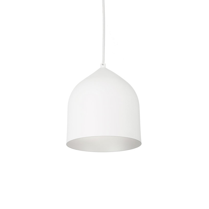 Helena 1 - Light LED Pendant, White/Silver, White