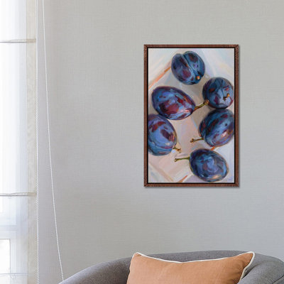 Plums by Svetlana Zyuzina - Floater Frame Gallery-Wrapped Canvas Giclée on Canvas