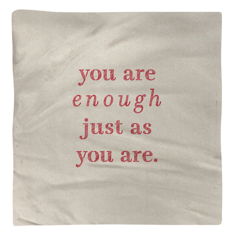 Polyester, Cotton No Pattern Square Napkin, White/Red, Cotton, 10" L x 10" W