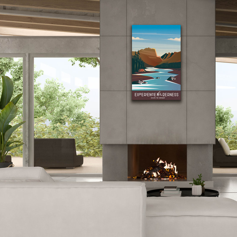 «Epic Graffiti», expérience «The Wilderness» par Omar Escalante, art mural sur toile, H 40 po x l 26 po