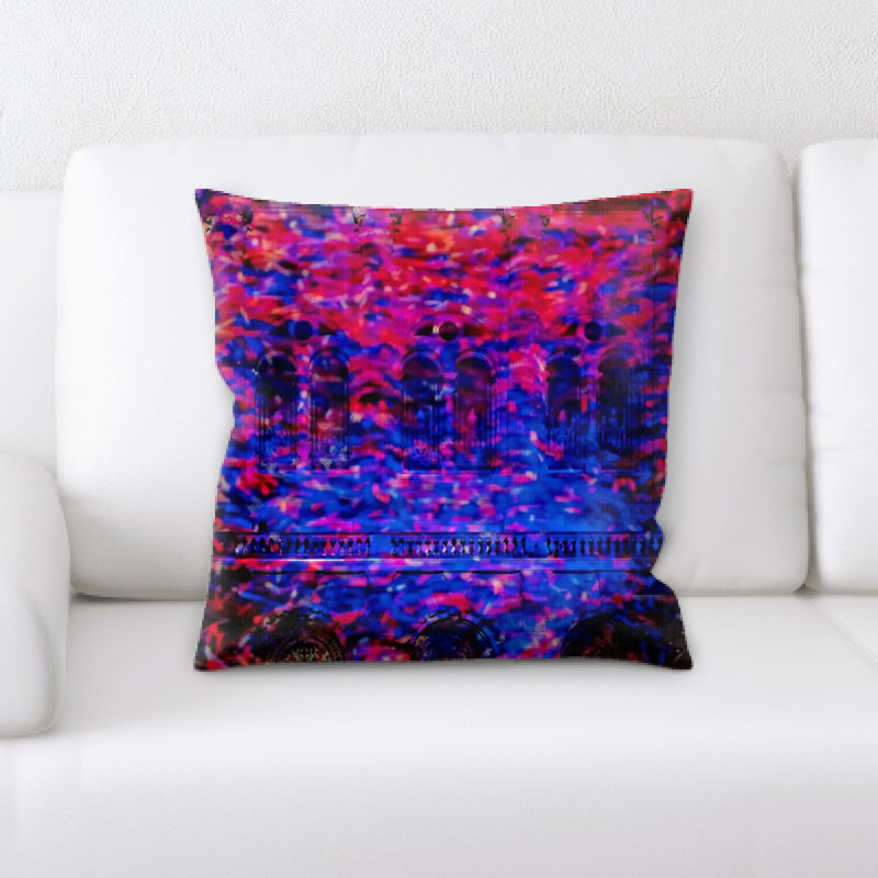 Microsuede Reversible Throw Pillow