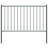 Chourasiya Fence Panel with Posts Powder-coated Steel-1058179006