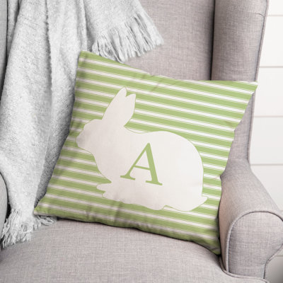 Striped Reversible Throw Pillow