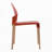 4-Pack Side Chairs,Wood Legs and PP Seat,Indoor Dining & Living Room Furniture Set-2103080598