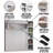 Easy-Lift Murphy Wall Bed with Bookshelf-2075734199-2067747455