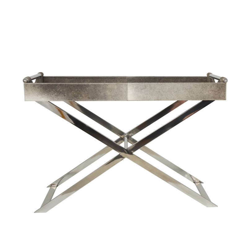 Tray Top End Table, 30" H x 44.5" W x 18.2" D
