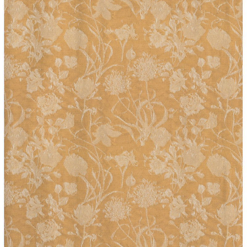 Micheal Pinch Pleat Opaque Single Curtain, Curry, 245cm Width x 145cm Drop