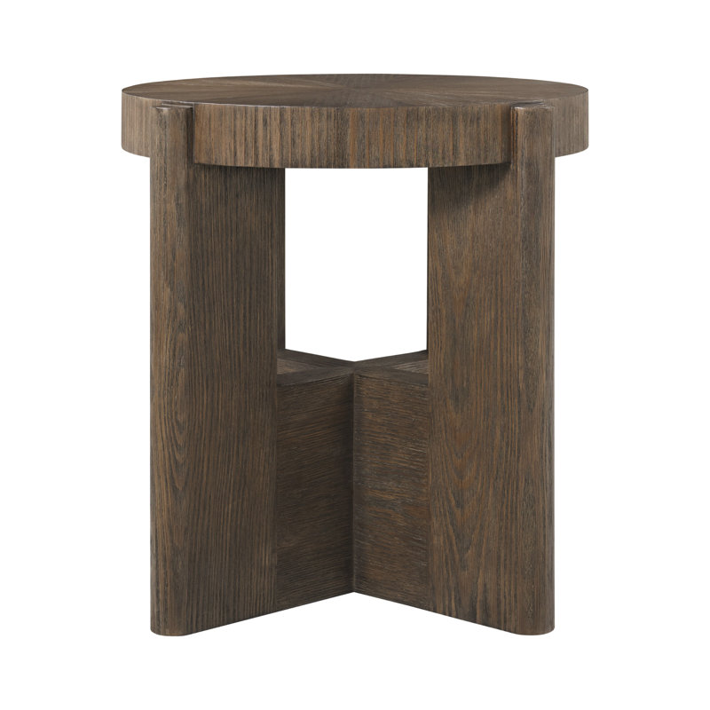 Urbane Round Side Table, Campfire
