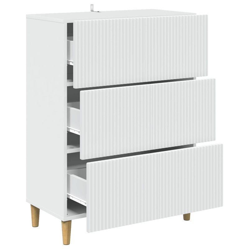 Engineered Wood Rectangle Accent Chest, 90cm H x 66cm W x 34.5cm D