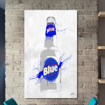 " Drink Labatt Blue Bottle " Print