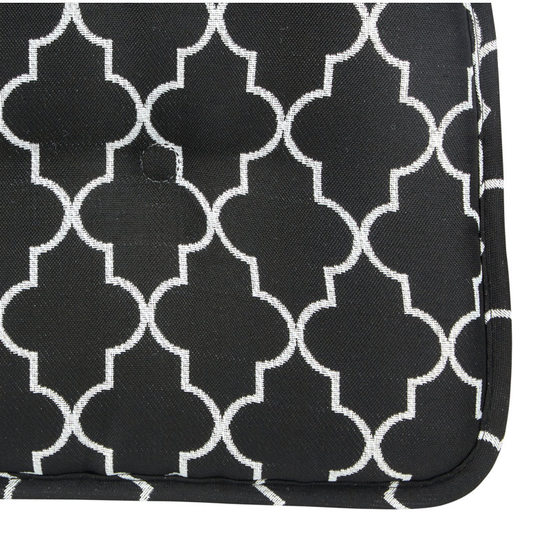 Non-Slip Dining Room And Kitchen Seat Cushions, 16 X 15 X 2 Inches, Black