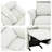 Plush Manual Rocker Recliner - 150° Recline with Wide Pillowtop Arms & Heavy-Duty Base?