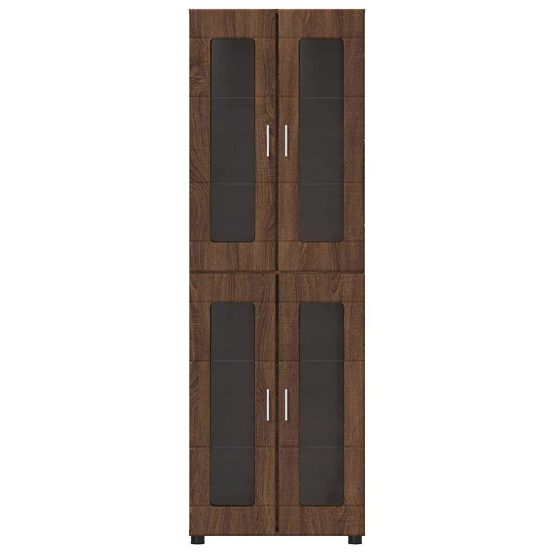 Tamoor Highboard Accent Chest, Brown Oak
