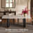 Velora 6-Person Rectangular Double Pedestal Dining Table Set with Bouclé Upholstered Chairs-2070729965-2070729970