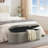 Hazelzet Fabric Upholstered Storage Bench-1199145251