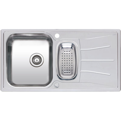 95cm x 50cm 1.5 Bowl Kitchen Sink