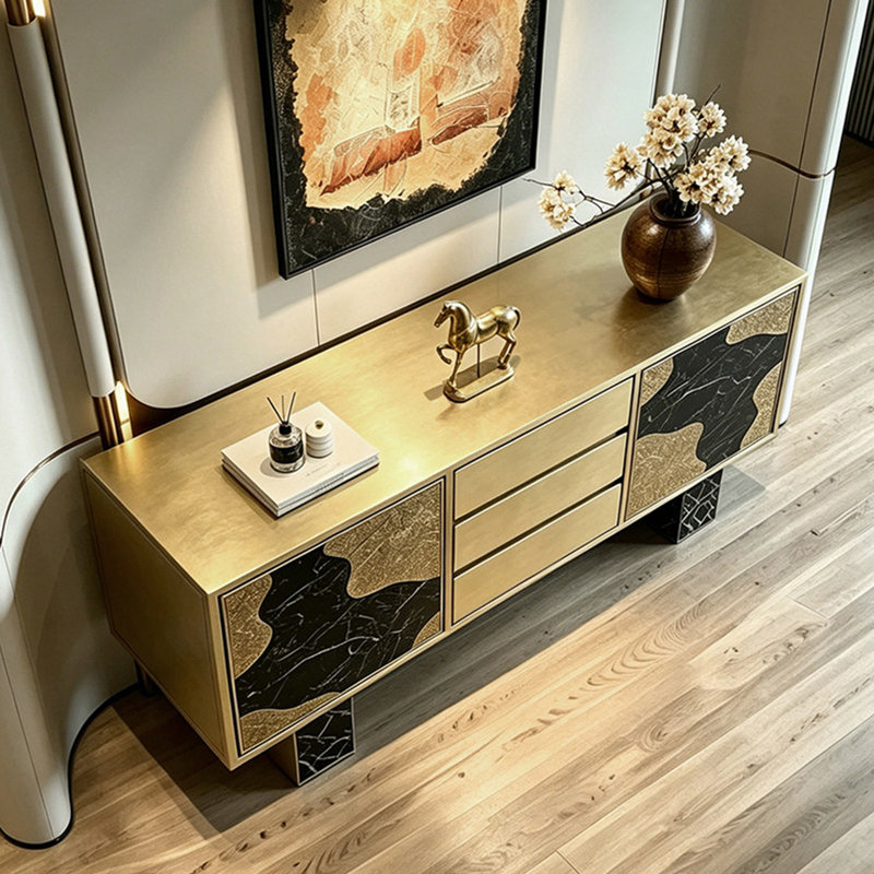 American-style modern light luxury sideboard
