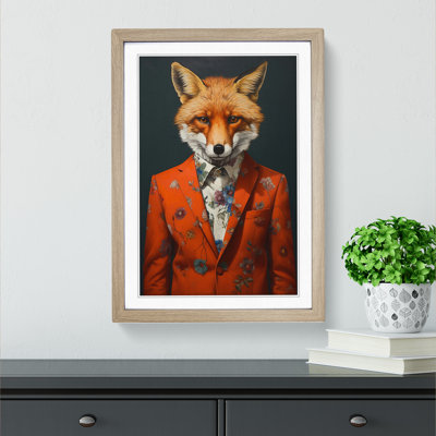 Fox Contemporary - Framed Print