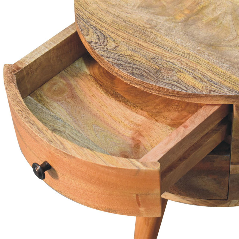 Sapin 40cm W Solid Wood Bedside Table