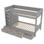 Lit superposé simple au-dessus de simple avec rangement intégré et tiroirs de rangement-1290285599-1290285596