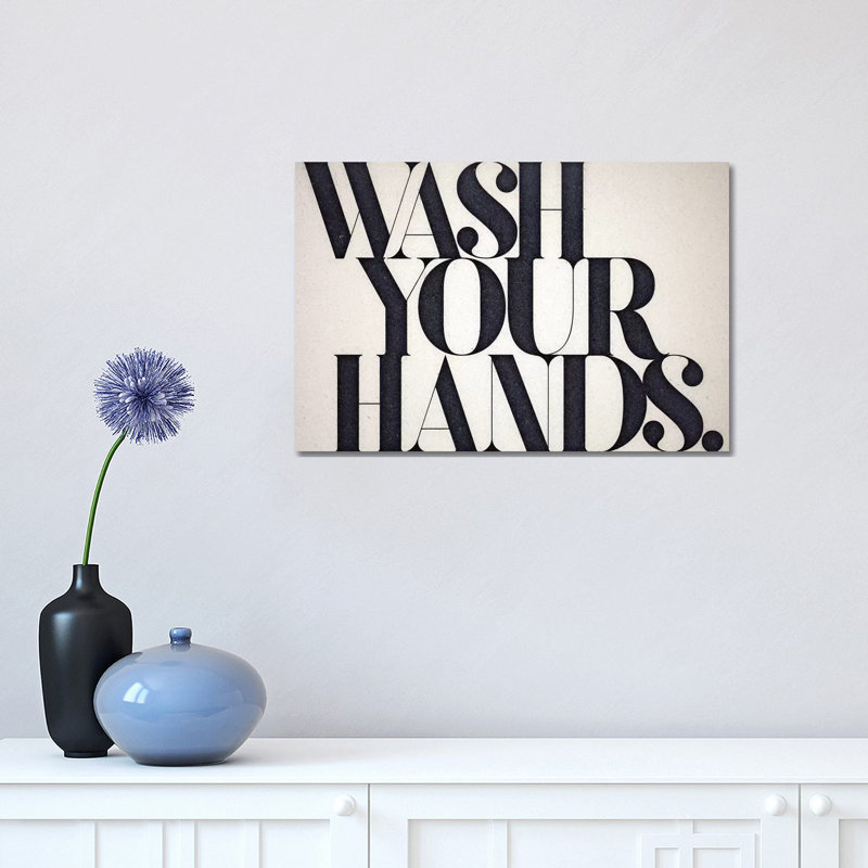Wash Your Hands - Print, 101.6 cm H x 66.04 cm W x 3.175 cm D