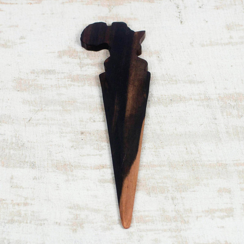 Figurine ouvre-lettre africain