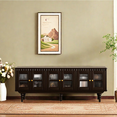 Crédence de rangement en bois massif l 78,74 po