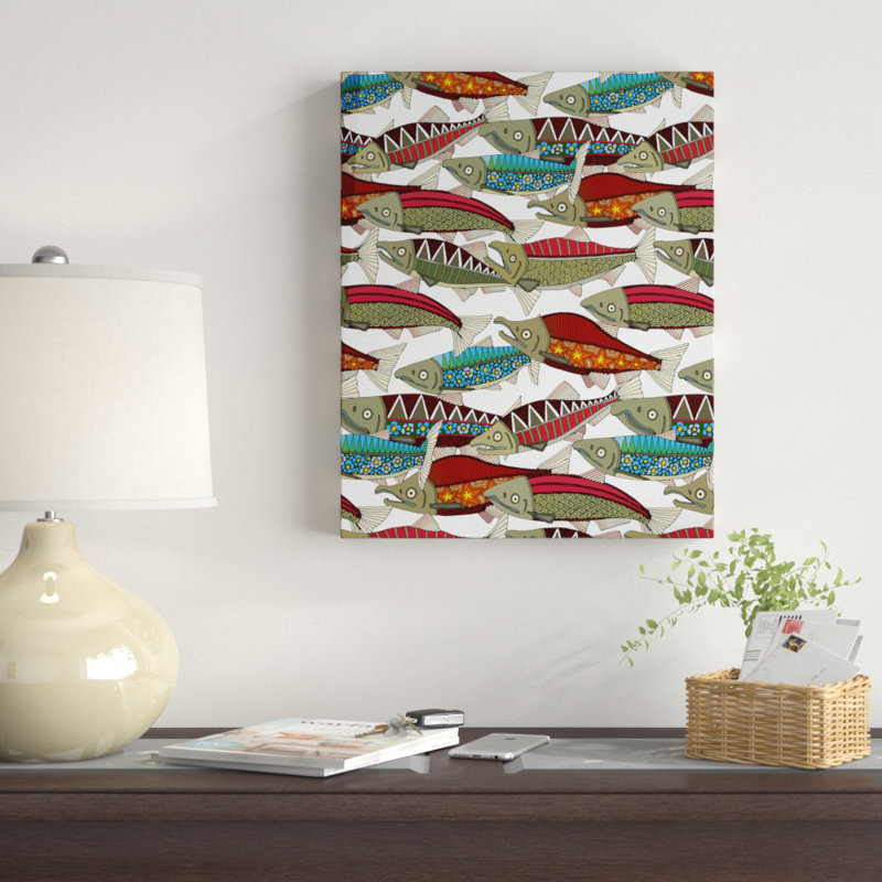 « effet velours alaskan saumon », impression sur toile, H 20 po x l 16 po x P 2 po