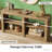 Rustic-Modern 3-Tier Entryway Console Table With Durable All-Wood Build And Multi-Functional Design For Any Room