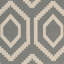 Doerr Hooked Grey/Beige Indoor/Outdoor Rug-12476183