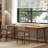 Light chestnut color Rectangular Solid Wood Writing desk-427164197