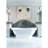 Georgetown 70'' x 35'' Freestanding Air Solid Surface Bathtub-88695125-88695126