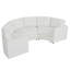 Canapé d'angle incurvé spacieux, 6 places, en pin chenille, style moderne.-1585742998