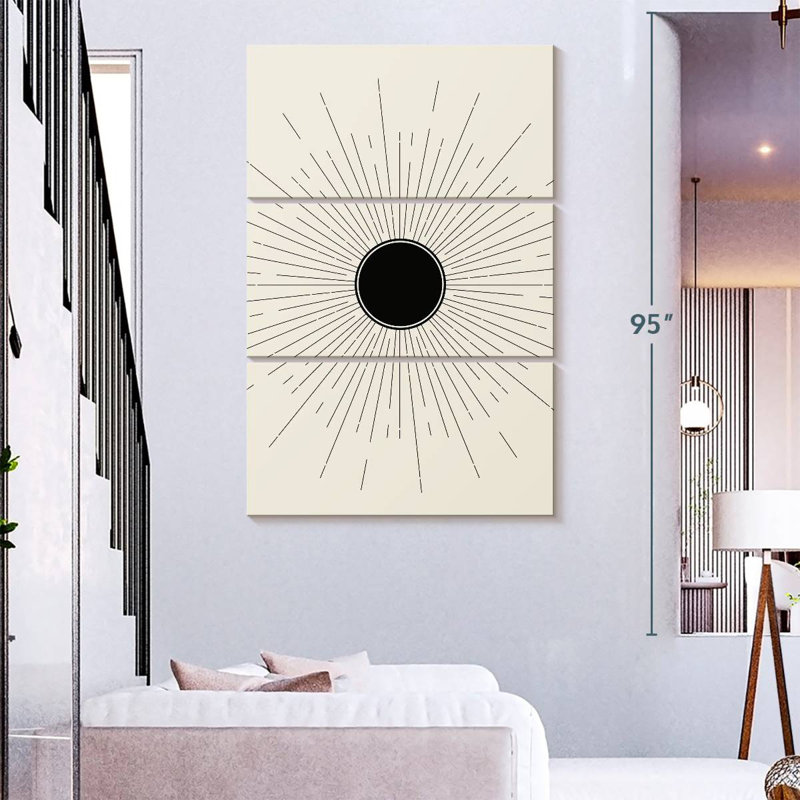Adella Boho Sun I, 74" H x 48" W