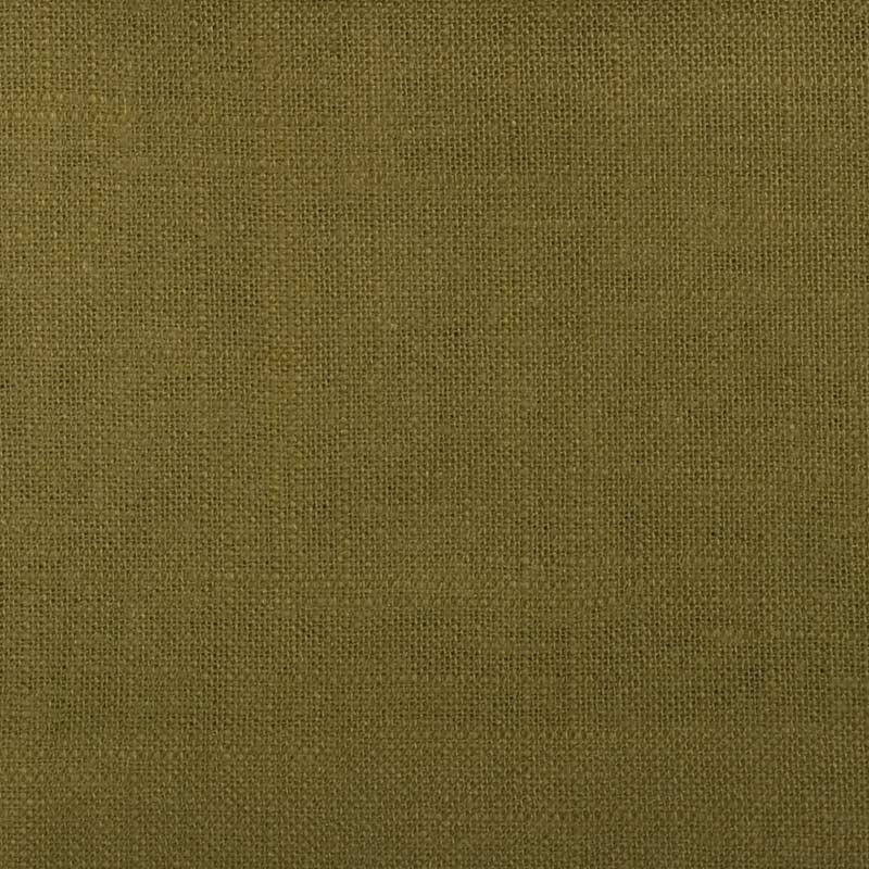 Burton Solid Linen Fabric, Avocado