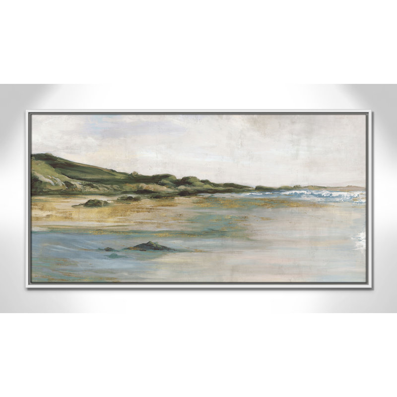 «Cordoba Tide’s Edge» par, H 21,5 po x l 41,5 po, Blanc