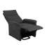 Fauteuil inclinable électrique Brassex avec revêtement en tissu gris foncé Brassex-923651270